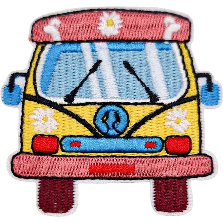 Bügelbild Hippie Bus